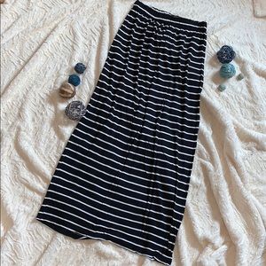 Striped Maxi Skirt